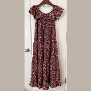 NWT Entro Tiered Floral Maxi Dress